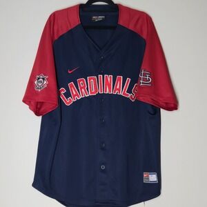 Vintage Nike Team Size XL MLB St Louis Cardinals Embroidered Baseball Jersey